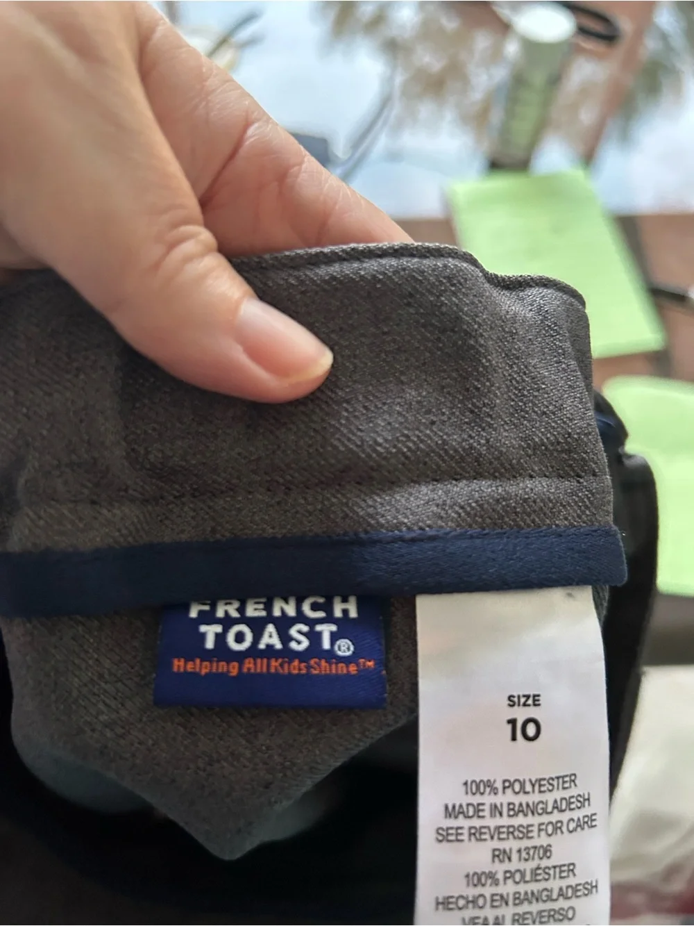 French Toast dark gray